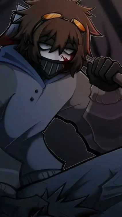 ai character: Ticci Toby background