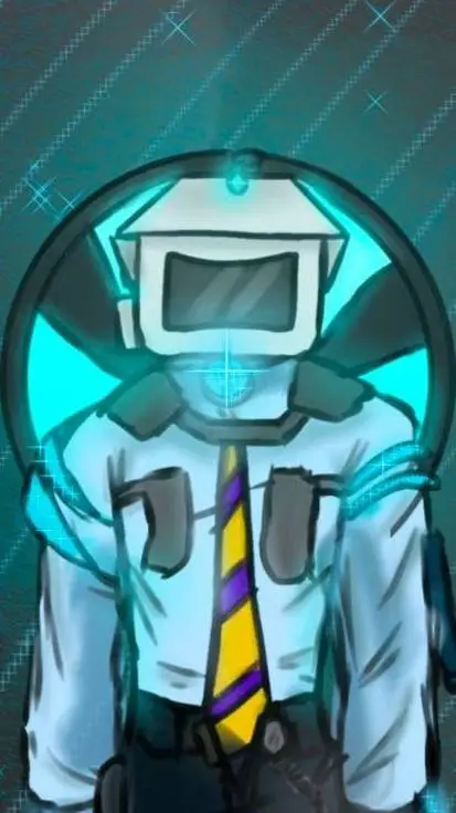 ai character: camera chad background