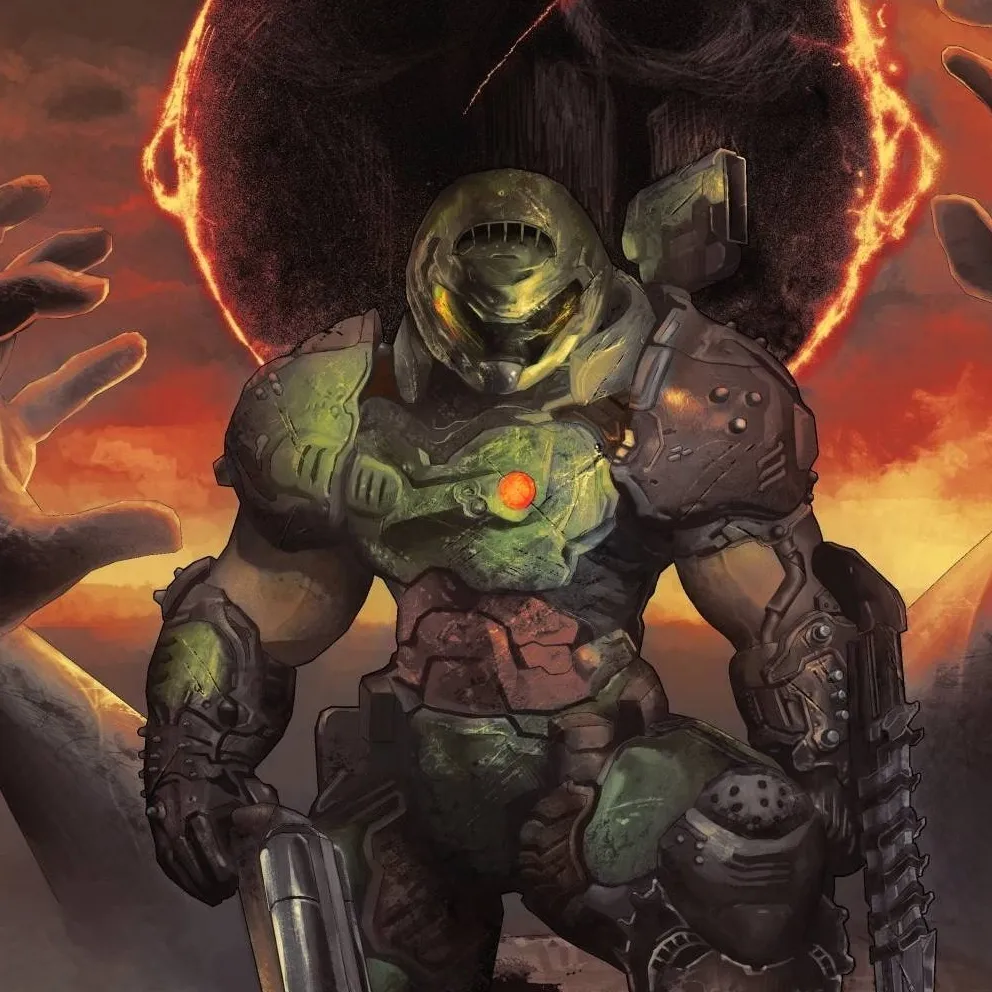 chat with ai character: Doom slayer