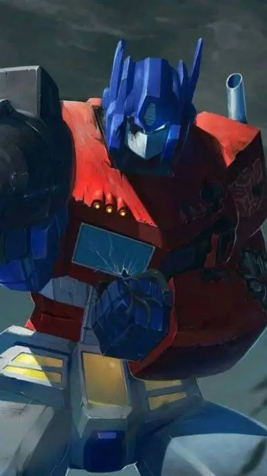 ai character: Optimus prime  background