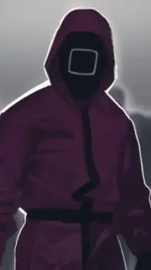 ai character: Guardia cuadrado background