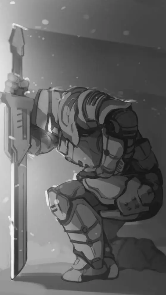 ai character: night sentinel background