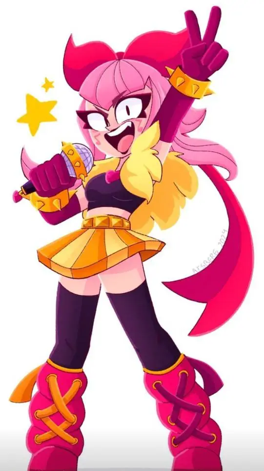 ai character: Melodie  background