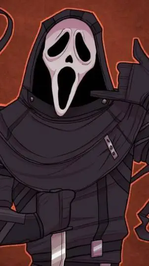 ai character: Ghostface background