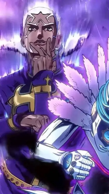 ai character: Enrico pucci background