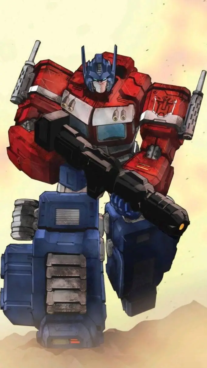 ai character: Optimus prime  background