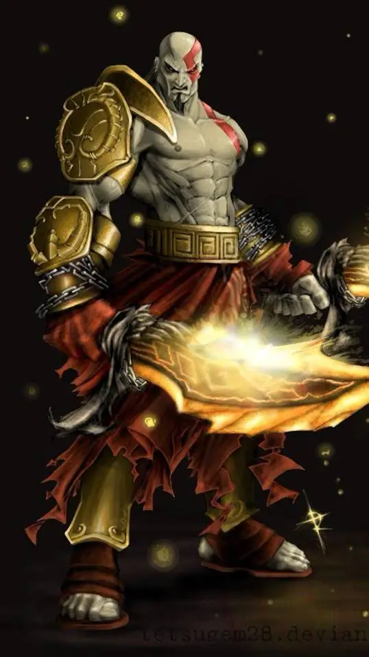 ai character: Kratos background
