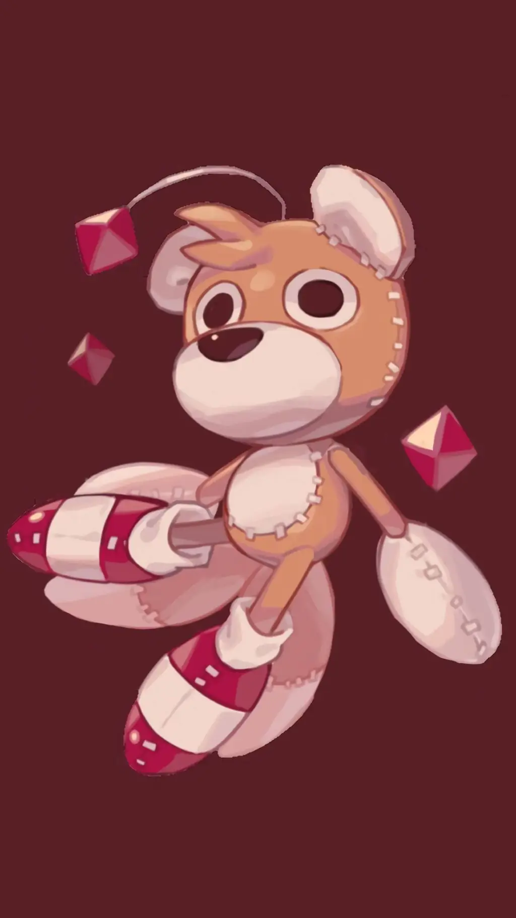 ai character: Tails Doll background