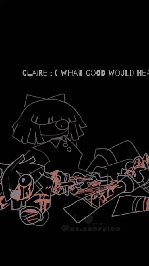 ai character: Clarie dead background