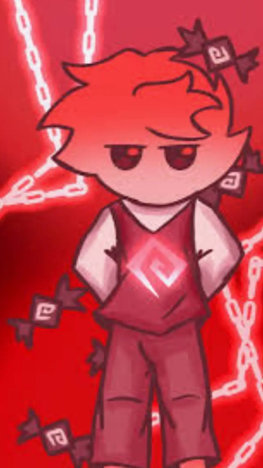 ai character: Red Light background