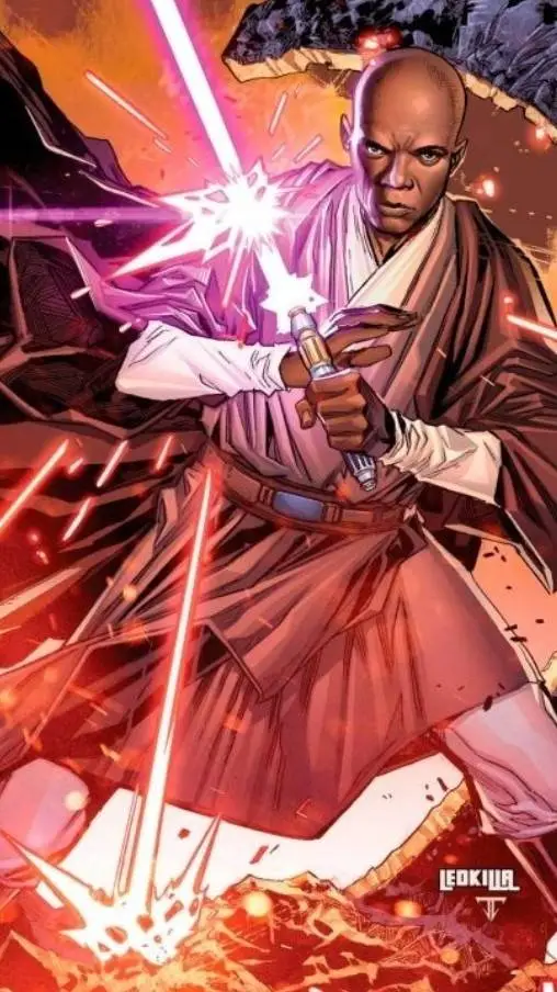 ai character: Mace Windu background