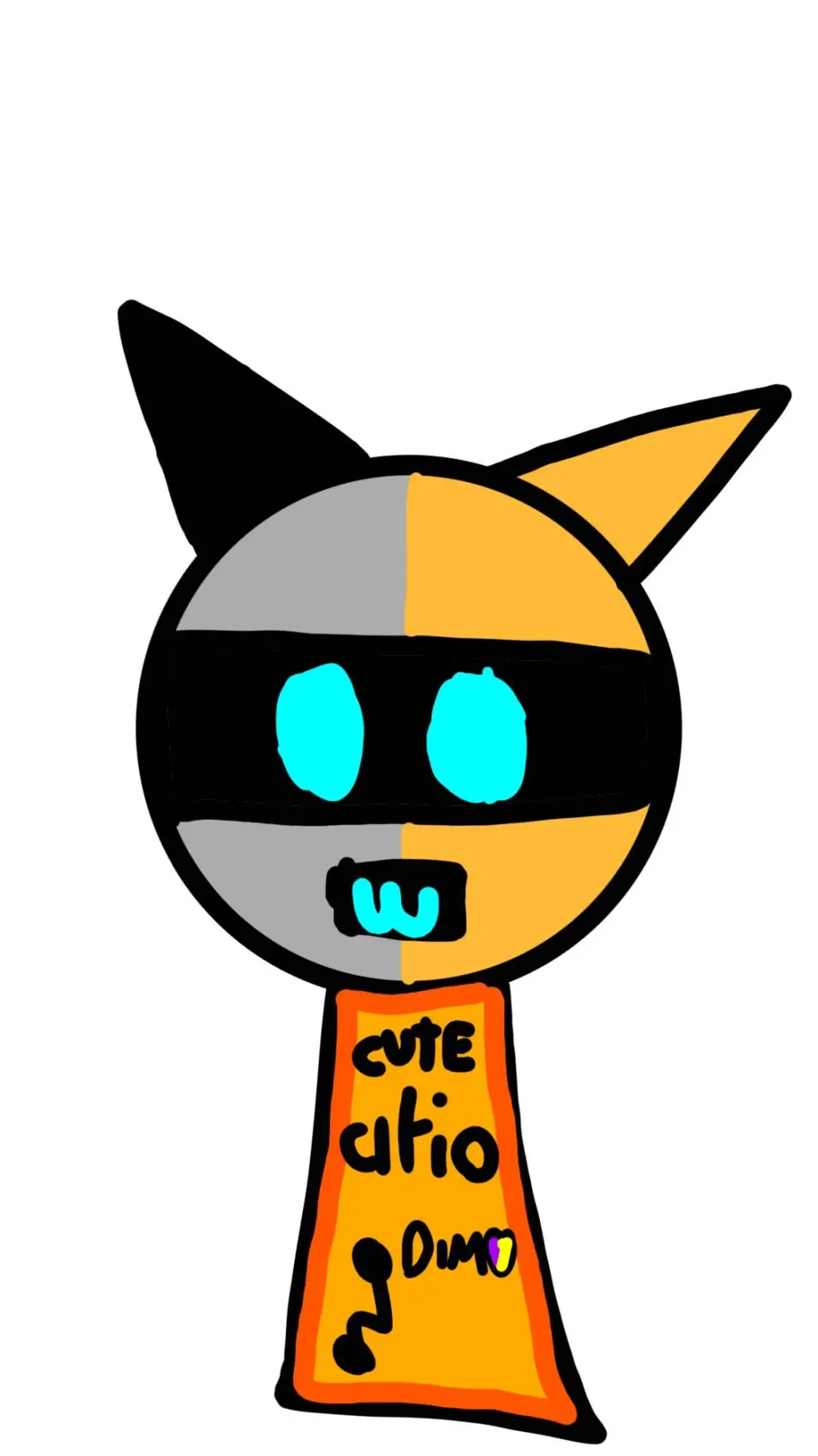 ai character: Sprunki Cl Persona background