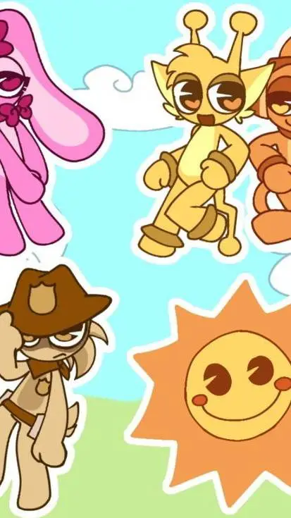 ai character: Los 5 Sprunkis background