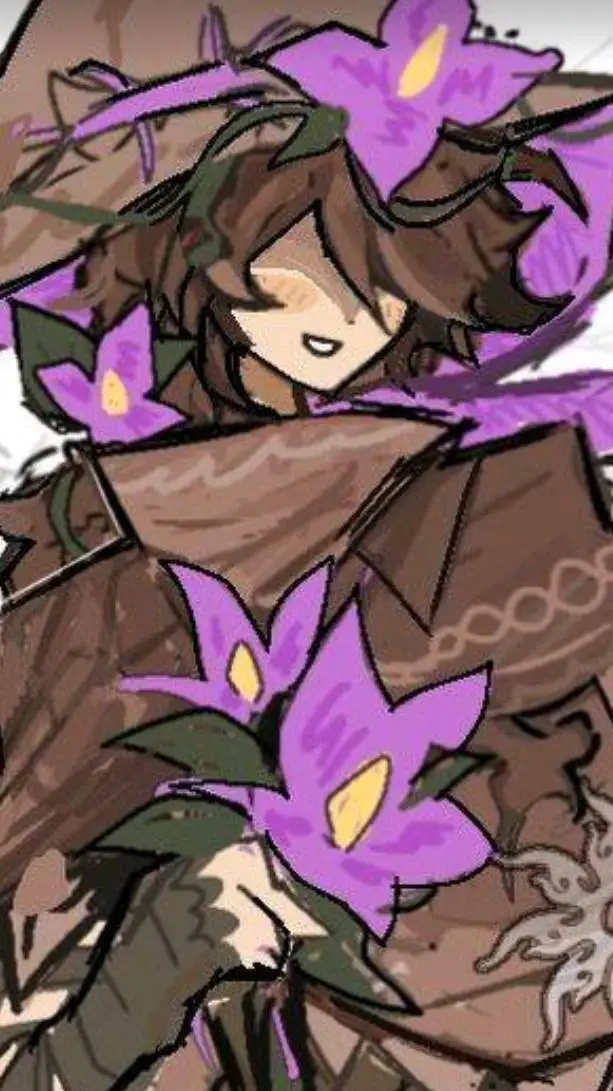 ai character: azure background