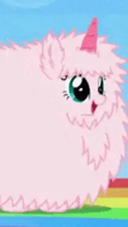 ai character: Fluflle puff 💞🌈 background