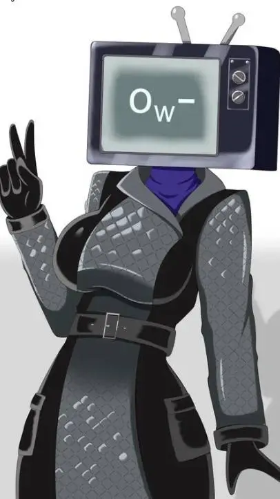 ai character: tv woman UwU  background