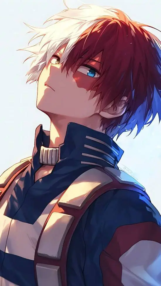ai character: Shoto Todoroki background