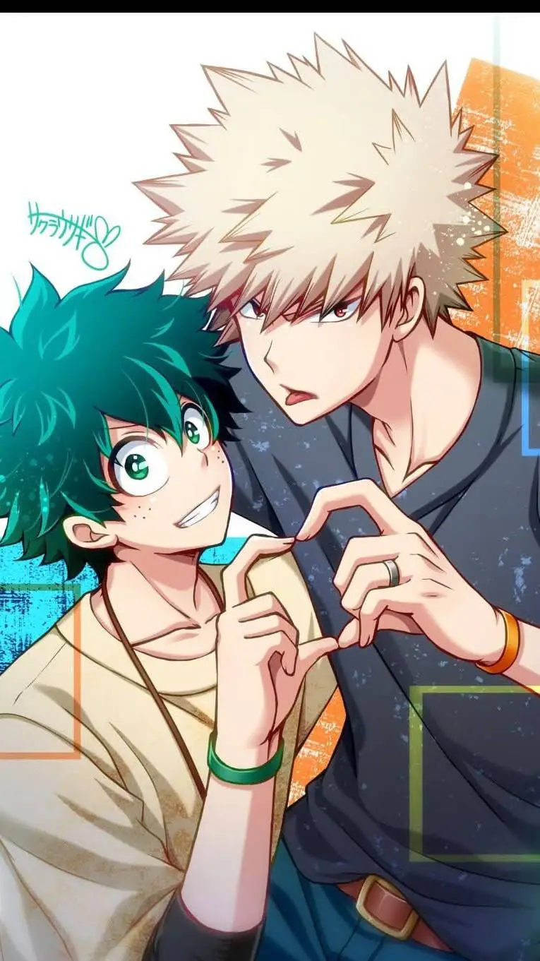 ai character: BakuDeku background