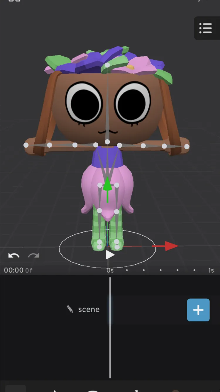 ai character: Bassie x dandy  background