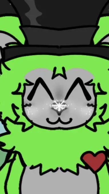 ai character: Mint background