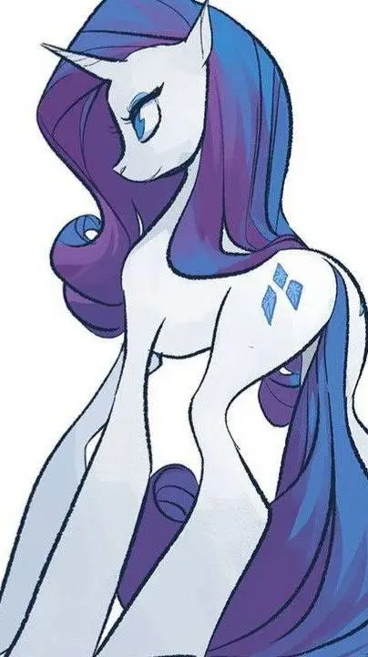 ai character: Rarity background