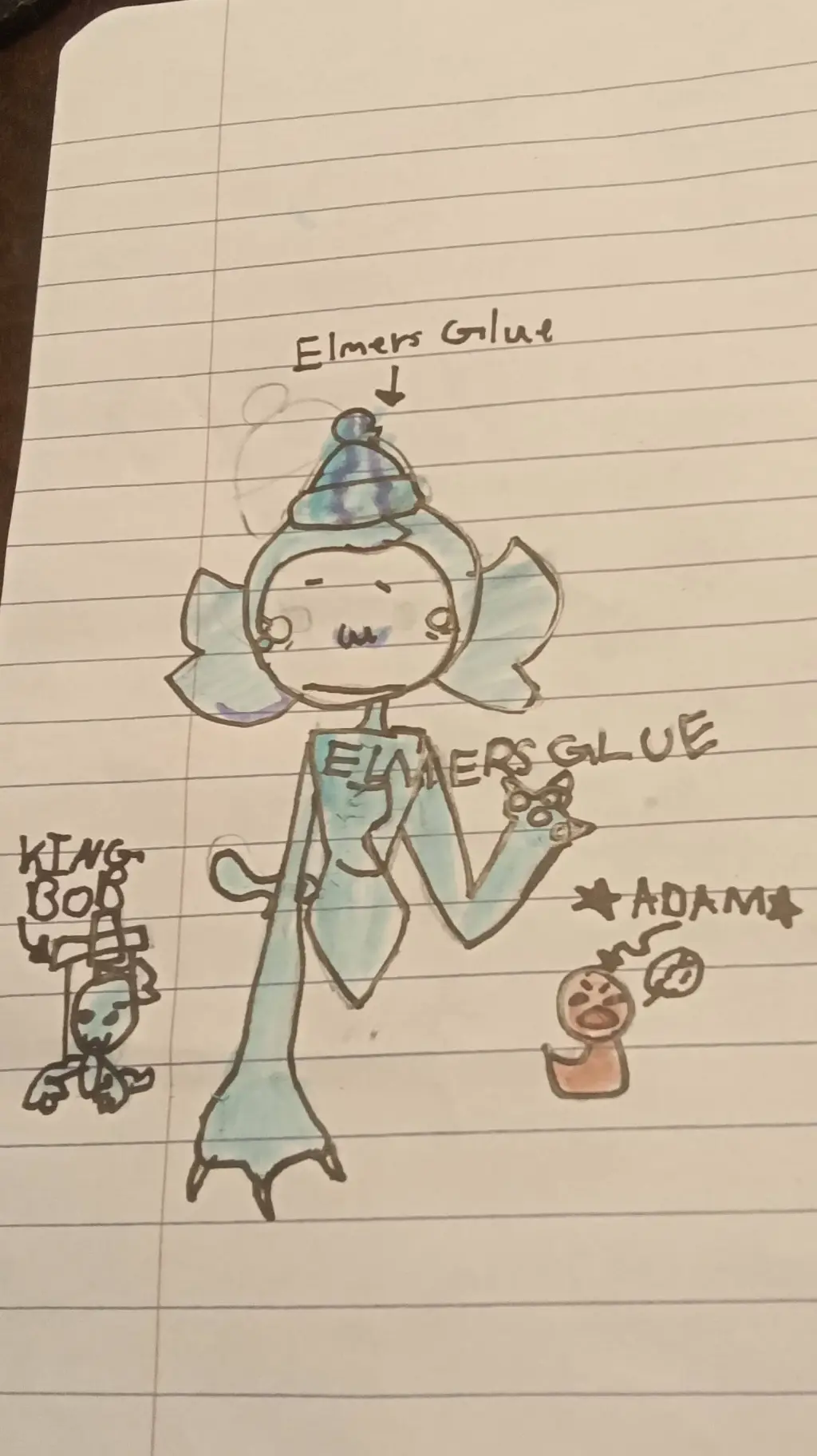 ai character: ✨ELMERS GLUE✨ background