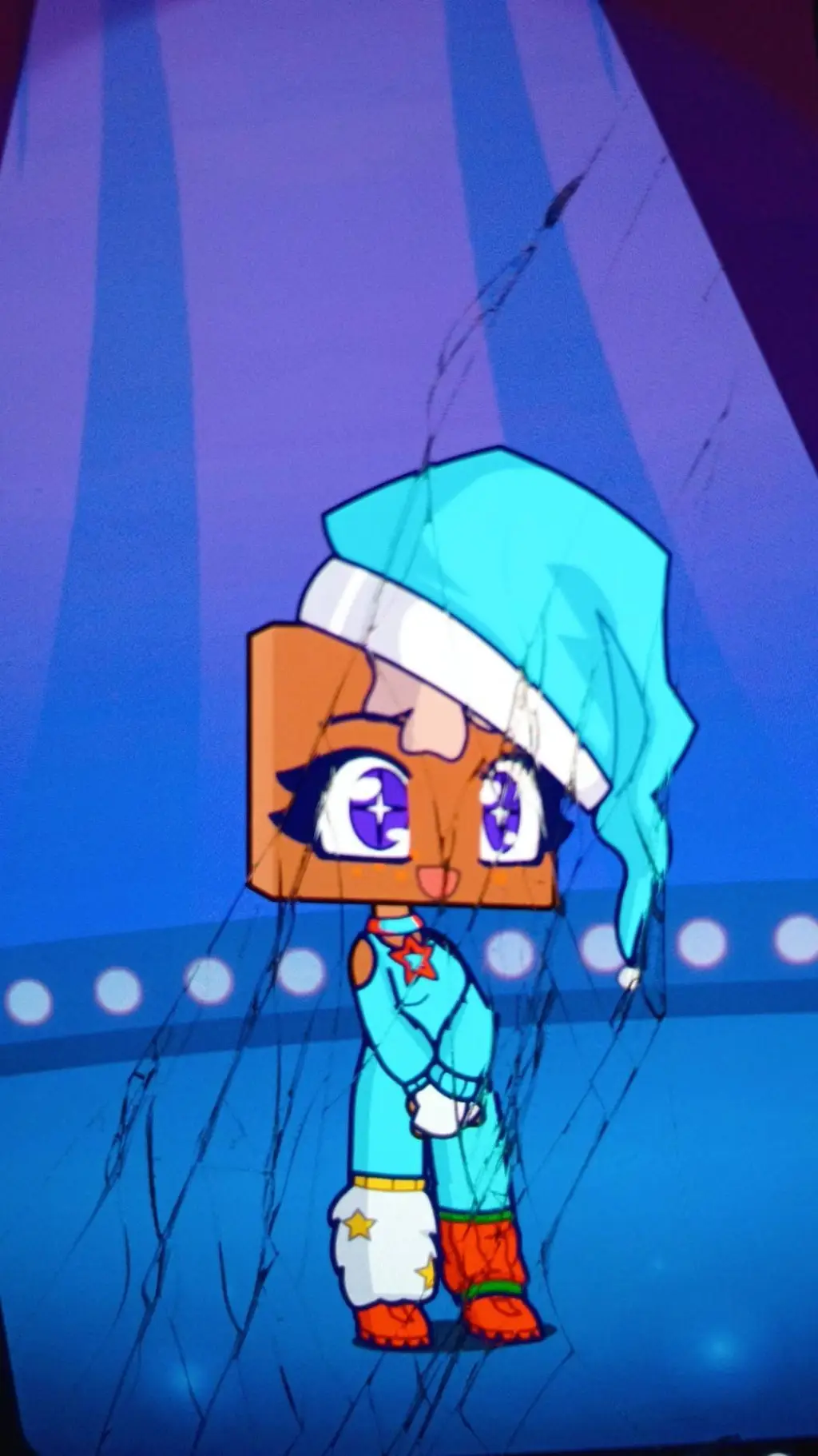 ai character: Cleo box  background