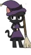 ai character: whiskers cat background