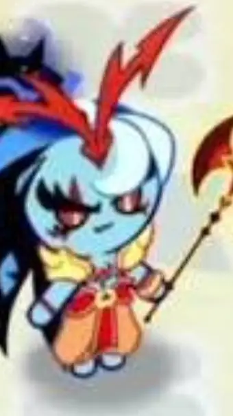 ai character: firey milk cookie background