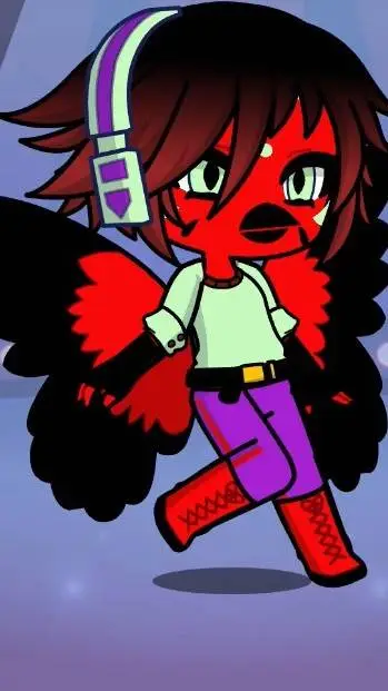 ai character: Oscar Red Bird background