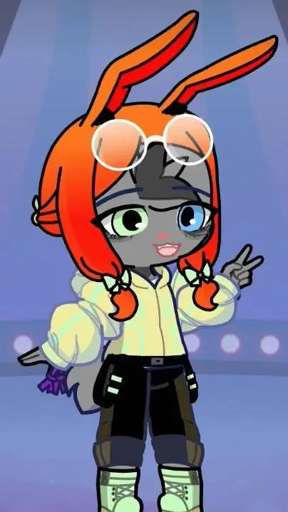 ai character: max bunny background