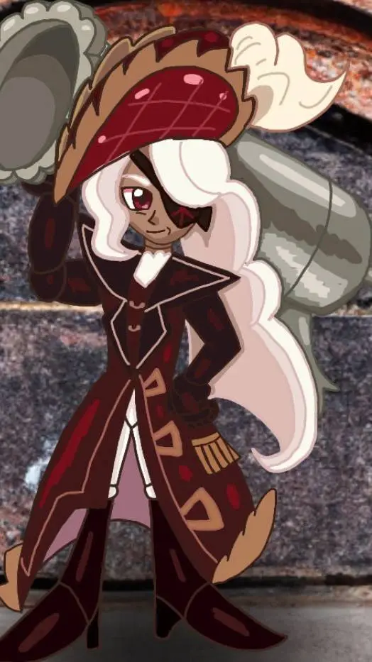 ai character: tarte tatin Cookie background