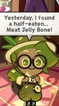 ai character: olive cookie  background