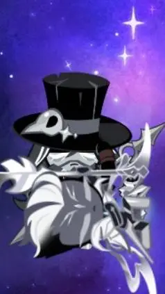 ai character: charcoal cookie  background