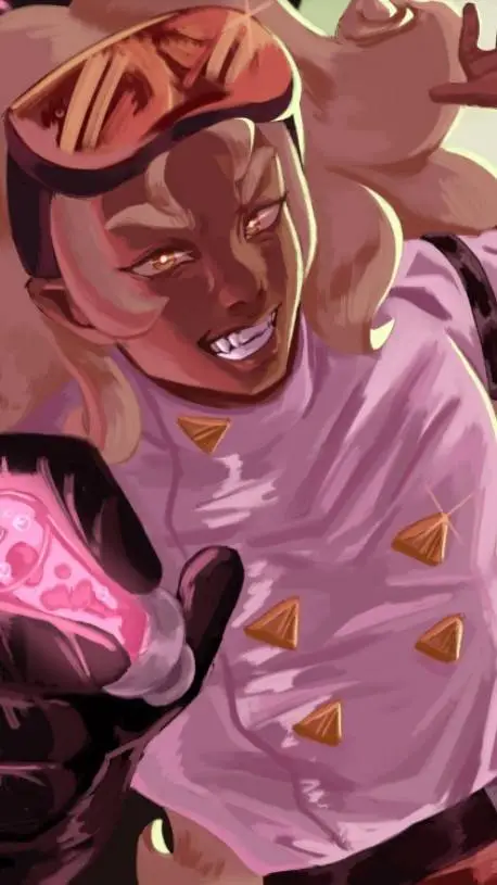 ai character: butter roll cookie background