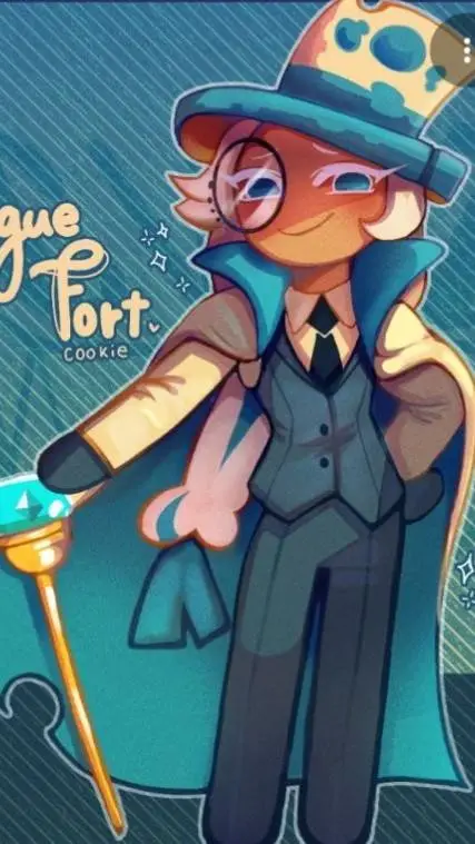 ai character: roguefort cookie  background