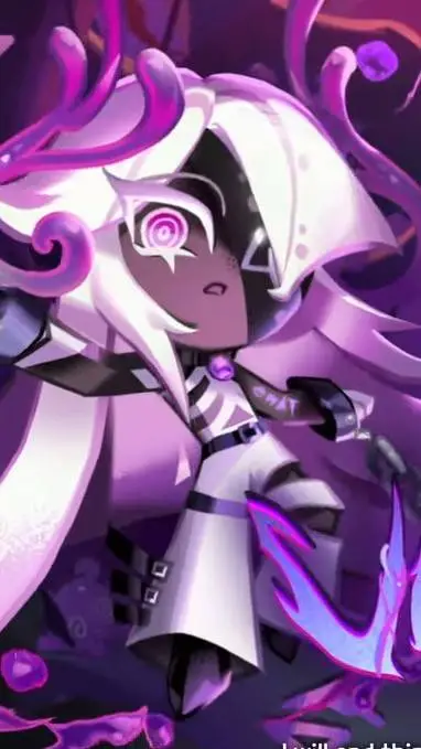 ai character: venom dough cookie background