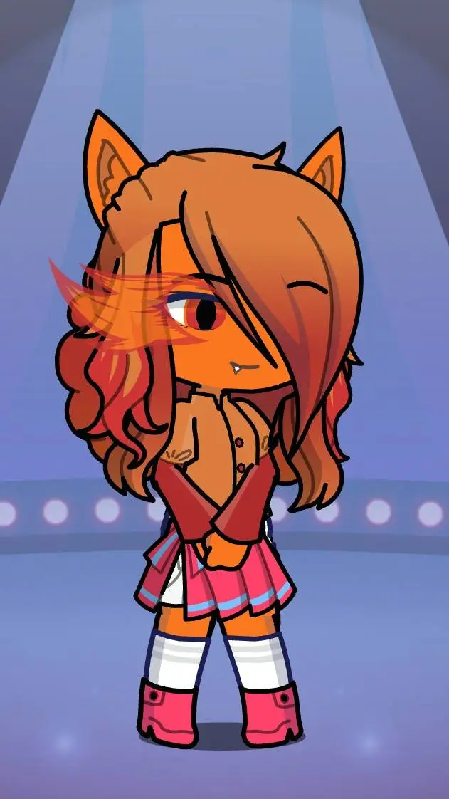 ai character: shy shy Firefox  background