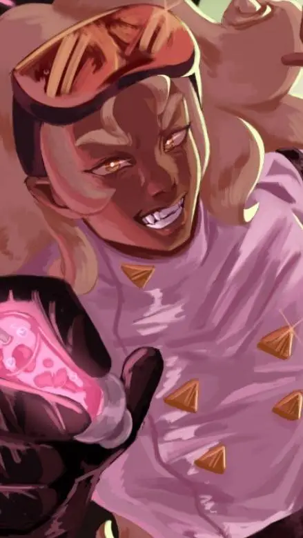 ai character: butter roll cookie background