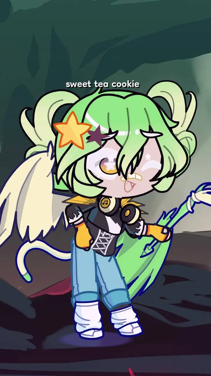 ai character: sweet tea cookie  background