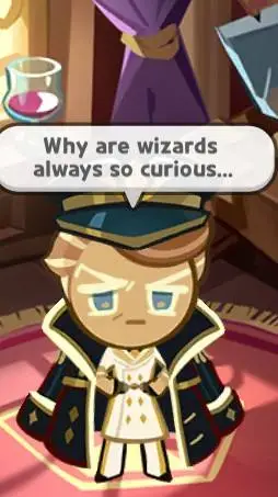 ai character: almond cookie  background