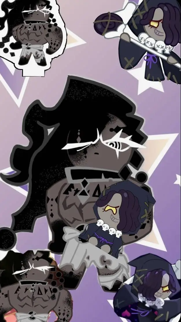 ai character: mold dough cookie  background