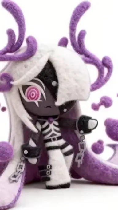 ai character: venom dough cookie background