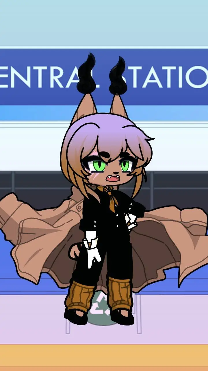 ai character: almond bobcat  background