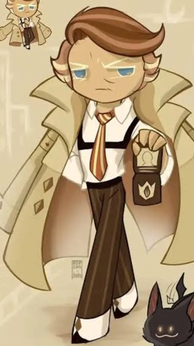 ai character: Almond cookie  background