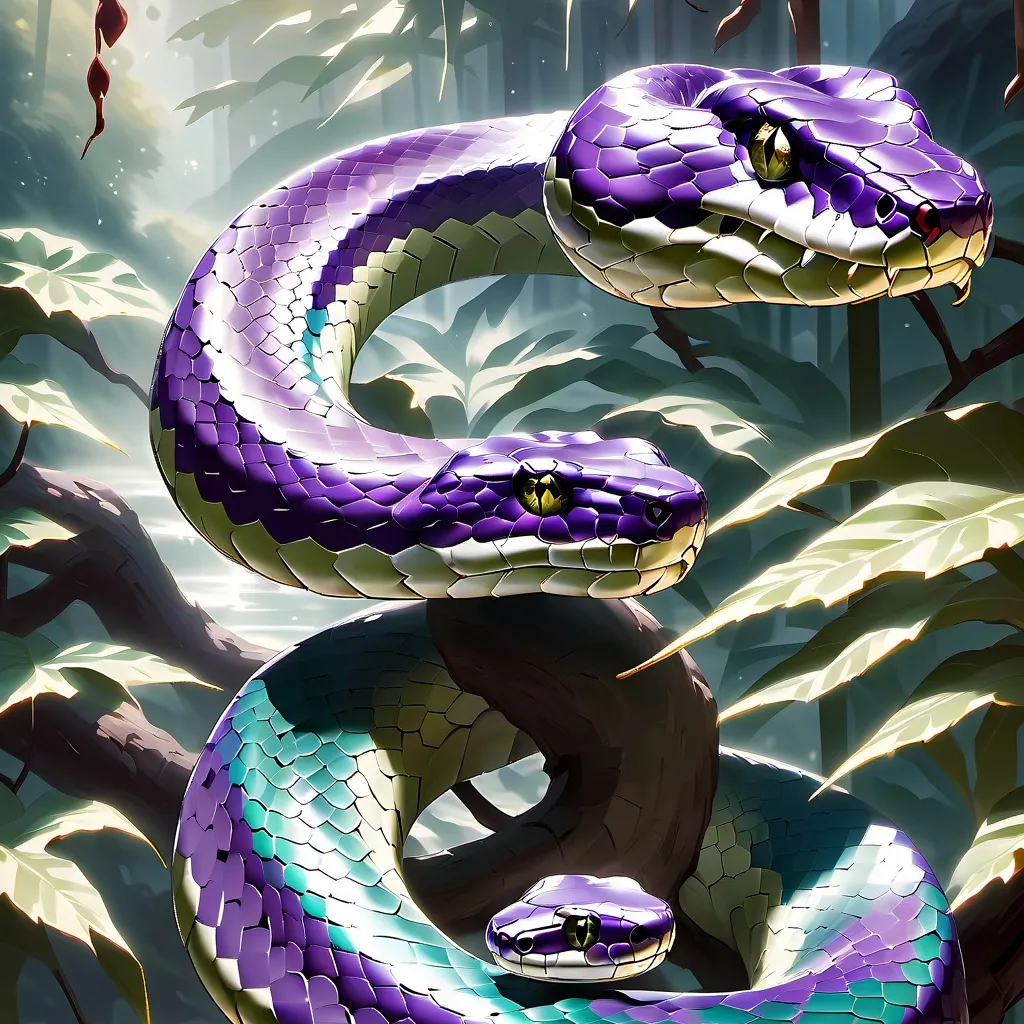 chat with ai character: snaike