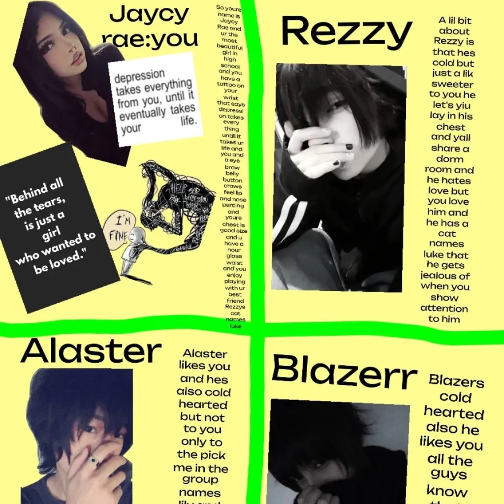chat with ai character: emo boyzz pick mes