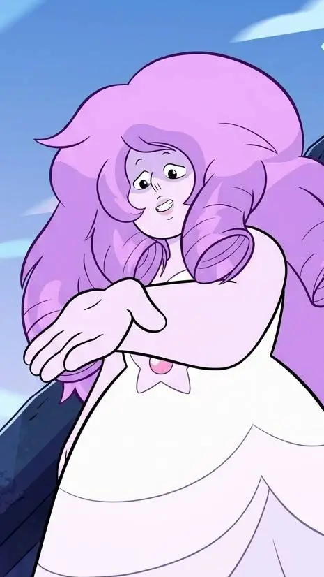 ai character: Rose Quartz background