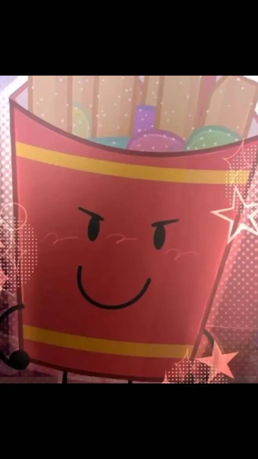 ai character: Fries(BFDI) background