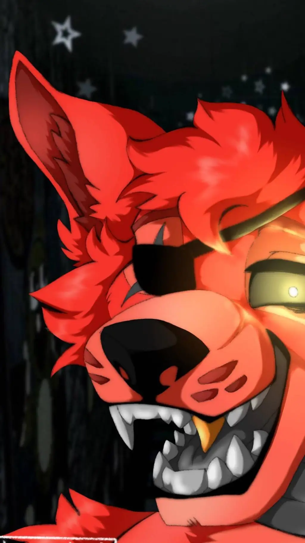 ai character: foxy background